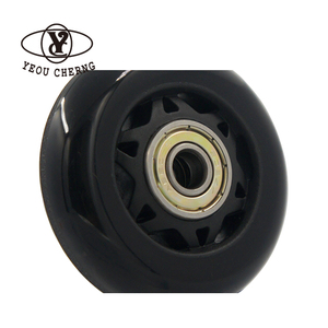 OEM/ODM 60mm Kick Scooter <b>Wheels</b> 78A Soft PU Scooter <b>Replacement</b> <b>Wheels</b> 18mm Width for Wholesale - Product Image 1