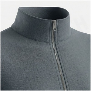 Women's Gray Full-Zip Tracksuit Long Sleeve Jacket and Leggings Set - Product Image 4