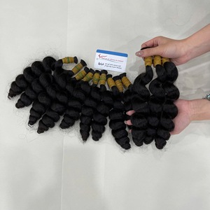 Extensiones de Cabello Humano de 22 Pulgadas con Ondas Sueltas al Vapor, Puntas Gruesas, Duraderas, Doble Trama, Tendencia Actual - Product Image 3