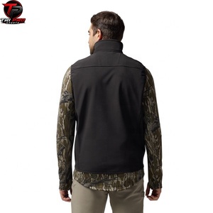 Chaleco Utilitario de Invierno para Hombre, con Estampado, para Exteriores, de Softshell, Cuello Alto, Cierre Completo, Bolsillo Vertical con Cremallera en el Pecho, Ropa de Trabajo, Caza, Senderismo - Product Image 5