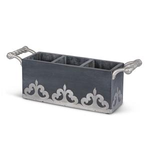 Support de Rangement pour Couverts en Bois de Mangue à Trois Niveaux, Écologique et Tendance, Organisateur d'Ustensiles en Bois pour Comptoir - Product Image 3