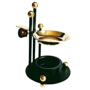 Post Modern Style Durable Brass Incense <b>Burner</b> Temple Worship Prayer Meditation Altar Church Decorative Incense <b>Burner</b> - Product Image 5