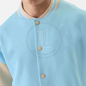 Stylish Winter 100% Cotton Outdoor <b>Letterman</b> <b>Jacket</b> with Premium Stitching Front Logo Breathable Soft Comfort Everyday Fashion - Product Image 4