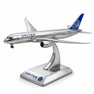 ของที่ระลึก ของขวัญ ที่ทับกระดาษแบบกำหนดเอง รูปปั้นโลหะ 3 มิติขนาดเล็ก รูปเครื่องบินสายการบิน สำหรับวางบนโต๊ะ - Product Image 6