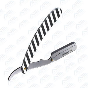Navaja de Afeitar Recta de Marca Privada para Corte de Cabello Profesional, Navaja de Barbero Recta de Acero Inoxidable con Cuchillas Derby Individuales - Product Image 6