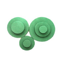Ensemble d'anneaux de mousse florale en résine phénolique Flotex pour décorations de remise de diplômes et d'Halloween - Fournitures pour fleuristes