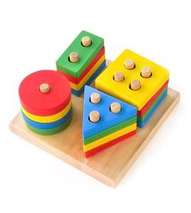 Juguetes de aprendizaje para bebés de madera maciza de alta calidad – Juguetes educativos Montessori para el desarrollo de la motricidad fina y el desarrollo cognitivo - Product Image 4