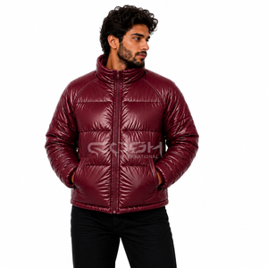 Cosh International <b>Men</b> Bubble Puffer <b>Jacket</b> High Quality Fashion Recycled Material Winter <b>Warm</b> Quilted Windproof <b>Jacket</b> - Product Image 1