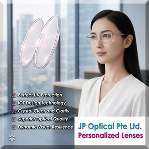 Jp Optical Advanced 1.74 UV400 Progressive Lens Super Thin High Prescription Envelope Packed Eye Protection Lenses - Product Image 6