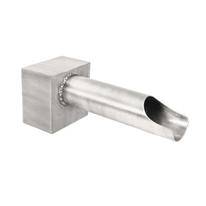 <b>Waterfall</b> Fountain Outdoor Metal Water Pool Scupper Stainless Steel Spillway Decorative <b>Pond</b> Water Spout Durable Scupper - Product Image 6