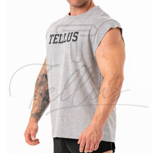 Camiseta sin Mangas Casual para Hombre, Diseño Personalizado OEM, 100% Algodón, Secado Rápido, Transpirable, Colores y Diseño Personalizables - Product Image 4