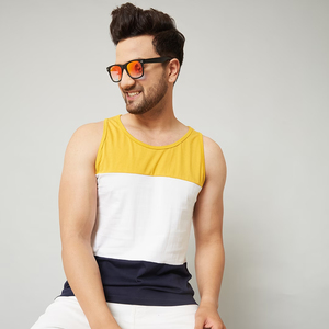 New Design Running Tank Top 100% Cotton Quick Dry Bulk Gym <b>Vest</b> <b>Stringer</b> for Bodybuilding and Weightlifting Blank Muscle <b>Vest</b> - Product Image 5