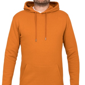 Sweat-shirts à capuche zippés pour hommes en molleton bouclette épais, coupe droite, épaules tombantes, imprimé en relief personnalisé, 100% coton - Product Image 2