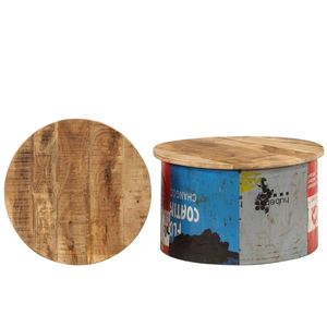 Set 2 pezzi tavolini in legno massello di Mango - Product Image 4