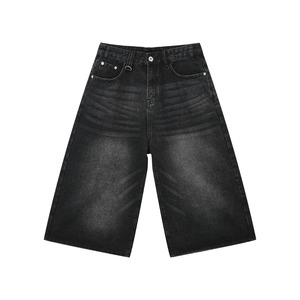 Fabricantes de Ropa de Verano de Moda, Ropa Urbana para Hombre y Mujer, Pantalones Cortos de Mezclilla con Lavado Vintage Personalizados - Product Image 4