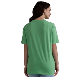 Camisetas de cuello redondo de talla grande para mujer de calidad superior, diseño personalizado, Camisetas estampadas informales con estilo recién llegadas - Product Image 3
