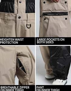 Pantalones de Esquí Unisex con Calefacción, Impermeables, Forrados de Forro Polar, Pantalones de Invierno para Exteriores, Resistentes al Viento, Cálidos y Aislantes para Snowboard - Product Image 5