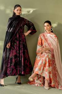 Tenues traditionnelles indiennes et pakistanaises pour femmes, en lin brodé et imprimé, salwar kameez cousu, robe de fête pour toutes les saisons - Product Image 2