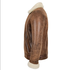 Veste matelassée en jean marron avec garniture en fourrure, fermeture à enfiler, doublure en coton respirant pour le printemps, manches amovibles, manteau pour homme - Product Image 2