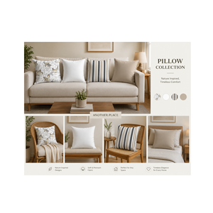 Cojín Decorativo de Algodón Tejido, Suave y Elegante para Sofá, Cama y Sala de Estar - Product Image 2