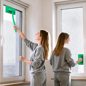 Spazzola per la pulizia di zanzariere a doppio uso, staccabile - Strumento per la pulizia di zanzariere a rete per lavaggio a umido/a secco - Product Image 6