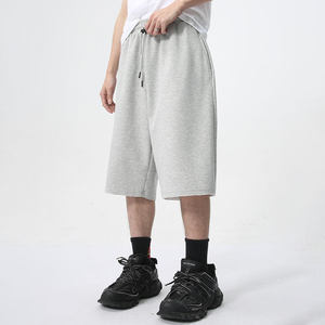 Shorts décontractés unisexe en molleton bouclette 350 g/m² respirant pour l'été, grande taille, en coton, vente en gros OEM 2026 - Product Image 4