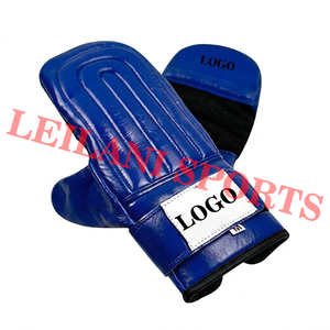 Wholesale Custom Made Leather Boxing Punching Bag Mitts Boxing <b>Gloves</b> <b>Moisture</b> Wicking Breathable Fabric Adjustable Wrist Strap - Product Image 4