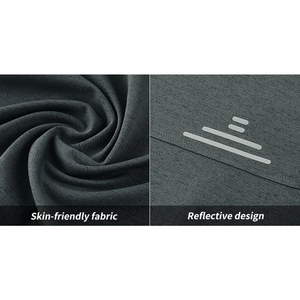 Vêtements d'entraînement extérieur à faible MOQ, prix de gros, pulls de performance pour la course, hauts athlétiques à quart de zip, vestes de sport à quart de zip - Product Image 6