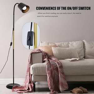 Lampe sur pied en bois de style scandinave avec une lumière ambiante douce pour la maison - Product Image 3