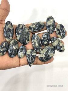 Serpentine naturelle Q, cabochon, pierres précieuses en vrac, formes variées, 20-30 mm, commandes personnalisées, livraison rapide - Product Image 2