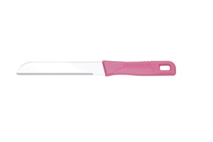 Sharp <b>plain</b> stainless steel knife durable cutting <b>tool</b> designed for precision slicing versatile kitchen and household utility - Product Image 4