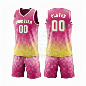 Uniforme de basket-ball sportif de qualité supérieure, respirant, durable, anti-humidité, séchage rapide, pour entraînement et matchs d'équipe, grandes tailles - Product Image 4