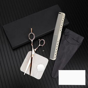 Professional Luxury Stainless Steel <b>Mirror</b> Polished Barber Scissors Adjustable Tension Screw <b>Lightweight</b> Design Reasonable Price - Product Image 3