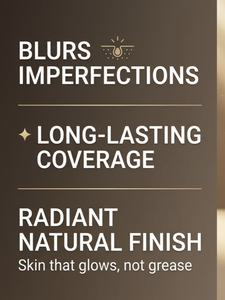 Radiant Prime <b>Foundation</b> Liquid <b>Foundation</b> 24H Long Lasting Oil-Control Loose Powder Matte Finish 30ml for All Skin Types - Product Image 5
