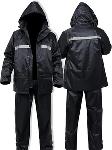 Traje Impermeable para Exteriores, Conjunto de Ropa de Trabajo Resistente, Traje Impermeable Ligero de Tejido Softshell - Product Image 2