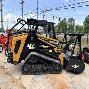 Chargeuse compacte sur chenilles ASV RT-135 pour travaux forestiers, 132 CV, diesel, à haut débit, avec godet - Product Image 1
