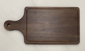 Planche à découper rectangulaire en teck, acacia et noyer, à grain de bois apparent, épaisseur 2,0 cm, pour approvisionnement moderne, vente en gros et sur mesure - Product Image 3