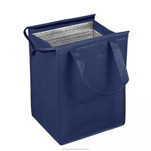 Bolsa Térmica Plegable Reutilizable de la Mejor Calidad, de Tela No Tejida, de 15L, con Logotipo Personalizado para Promoción, Compras y Comida para Llevar - Product Image 1