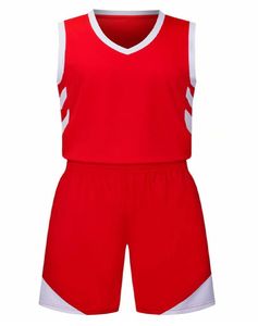 Conjuntos de Camisetas de Baloncesto con Cuello en V, Sublimación, Franja Lateral, Uniforme de Equipo, Malla de Secado Rápido, Ropa de Entrenamiento, Conjuntos de Pantalones Cortos de Baloncesto para Hombre - Product Image 6