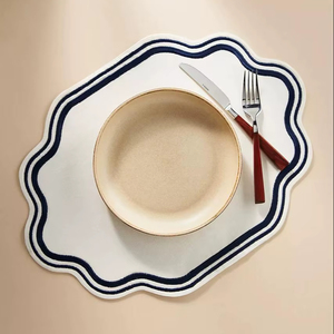 Napperons en tissu brodé Bearfit, résistants à la chaleur, pour la décoration de table, 100 % coton bio, toile, en promotion - Product Image 1