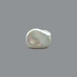 Loose Natural Keshi Pearl 6.45 Carat White Seawater Gemstone for Fine Jewelry - Product Image 2