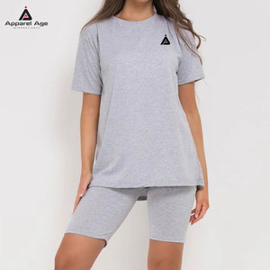 Factory Price <b>Shorts</b> Set Custom Sports <b>Shorts</b> Set Custom Logo Printed <b>Shorts</b> Set For <b>Women</b> - Product Image 4