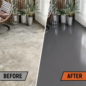 Revêtement de sol époxy à base d'eau, antidérapant et résistant à l'usure, pour usines, garages, places publiques, revêtement époxy écologique - Product Image 3