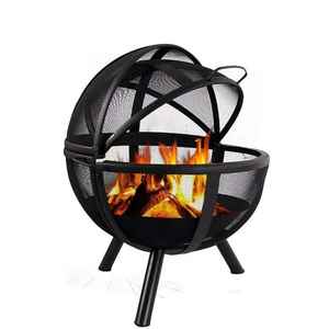 Skies Trader - Brasero Multifuncional para Exteriores, Parrilla para Asar, Gas Natural, 10000-14999 BTU, Calentador de Patio Redondo de Metal para Jardín y Patio Trasero - Product Image 4