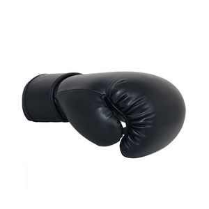 Guantes de Boxeo Negros Personalizados con Logotipo, Guantes de Entrenamiento de Cuero PU para MMA, Kickboxing, Sparring, Guantes para Saco de Boxeo, Venta al Por Mayor - Product Image 6