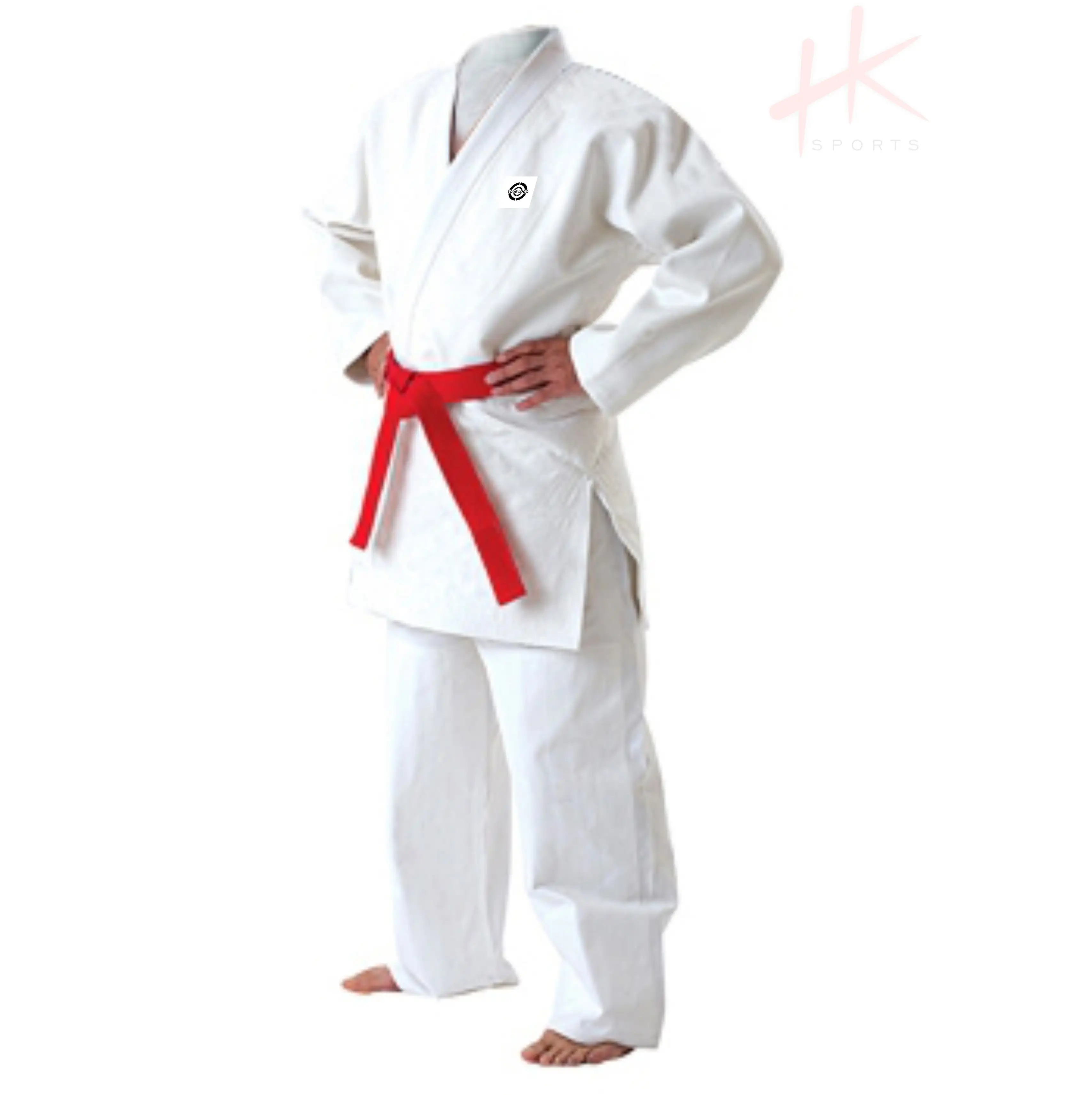 Cinto de algodão personalizado, cinto profissional de algodão com tecido duplo, uniforme de kamino/judo, judo gi kimo
