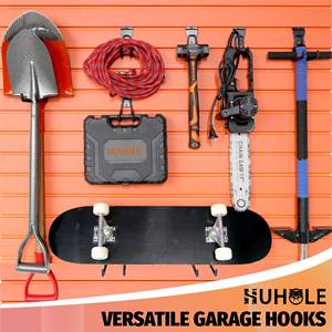 Ganchos de Acero al Carbono de Alta Resistencia para Montaje en Pared, para Herramientas de Garaje, OEM - Product Image 4