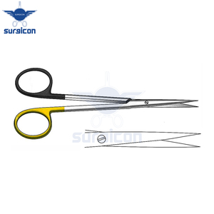 Ciseaux de dissection Metzenbaum Fino 14,5 cm / 5-1/2 pouces, tranchants, droits, à lame simple, dentelés, Super Cut TC, ciseaux chirurgicaux - Product Image 5