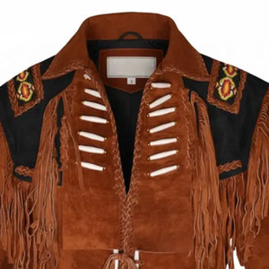 Original Cowhide Cowboy Men's <b>Suede</b> Leather <b>Jacket</b> Good Price Premium Quality Autumn Winter Men's <b>Suede</b> Leather <b>Jacket</b> - Product Image 4