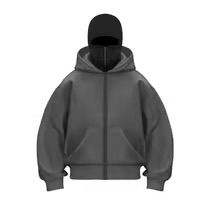 Sudadera con capucha de doble capa para hombre en color azul |   Sudadera de Forro Polar Aislante de Alto GSM |   Fabricación OEM con Logotipo Personalizado - Product Image 5